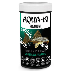 Пълноценна храна за всеядни и тревопасни сомчета 500 мл. - AQUA-KI Premium Insect-Vegetable superfood